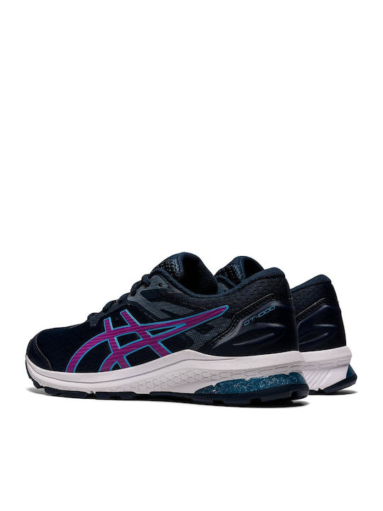 GT-1000 10 Kids Sports Shoes Running with Laces Black