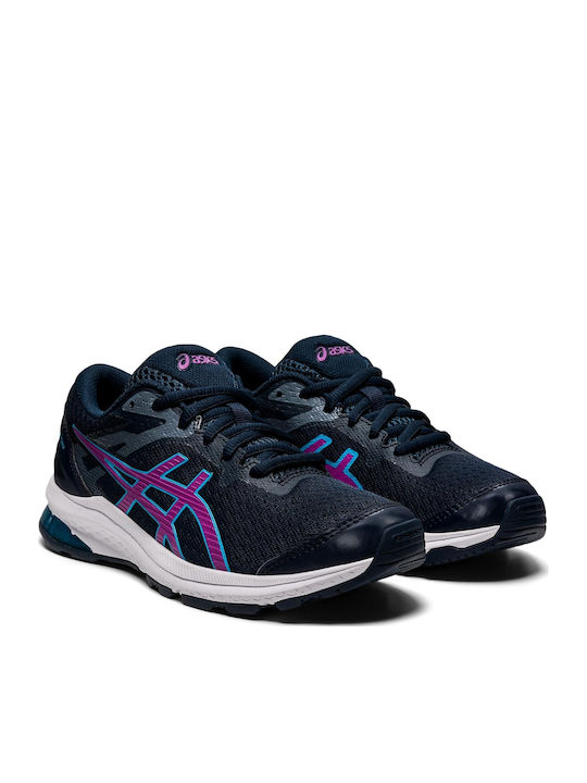 GT-1000 10 Kids Sports Shoes Running with Laces Black
