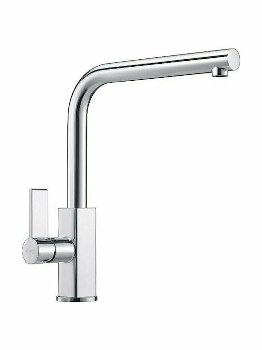 Franke Maris Standard Tall Kitchen Faucet Counter with Shower White