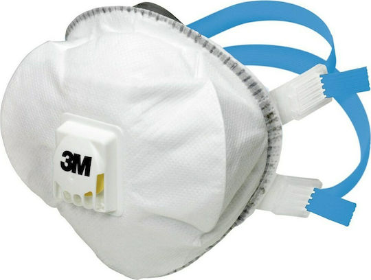 3M 8825+ Disposable Protective Mask FFP2 with Valve White 1pcs