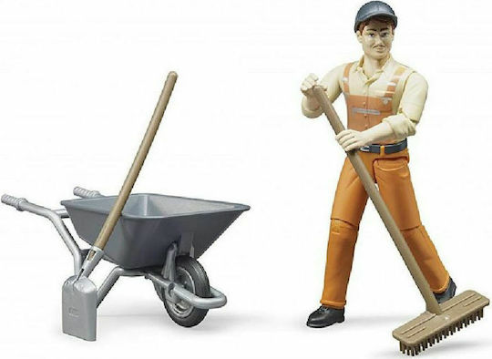 Bruder Miniature Toy Municipal Worker for 5+ years Years Old