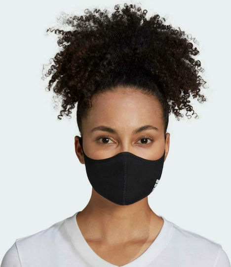 adidas Маска за защита Тъканна M/L Черен H08837 3бр