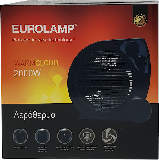 Eurolamp Αερόθερμο Δωματίου Δαπέδου 2000W