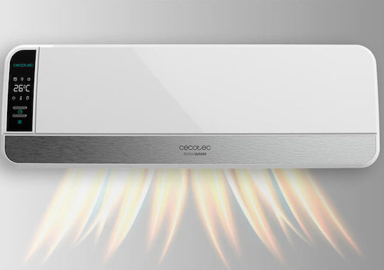 Cecotec Ready Warm 5250 Swing Box Κεραμικό Αερόθερμο Δωματίου Τοίχου Λευκό 2000W