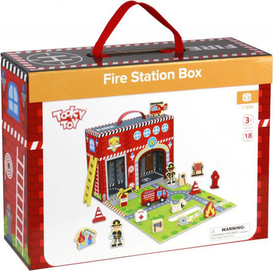 Tooky Toys Fire Station Box για 3+ Ετών (Διάφορα Σχέδια)