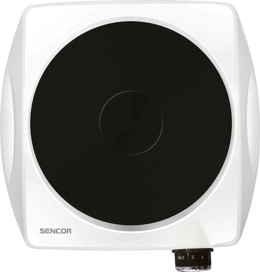 Sencor SCP 1503WH Enamel Countertop Single Burner White