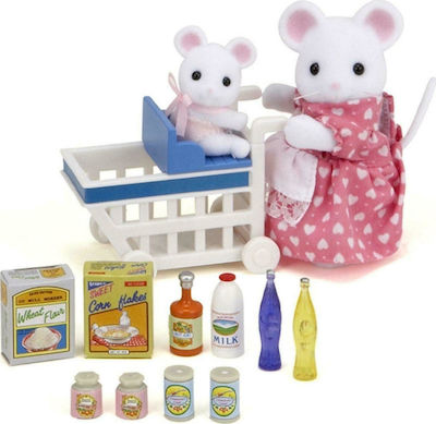 Epoch Toys Miniature Toy Grocery Shopping Sylvanian Families for 3+ Years