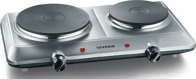 Severin Enamel Countertop Double Burner Inox