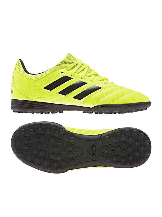 adidas Copa 19.3 Turf Kids Soccer Cleats Solar Yellow / Core Black