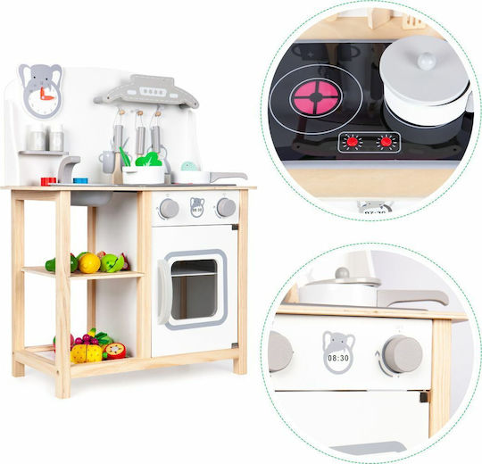 Ecotoys Детска Кухня от Дърво за 3+ Години