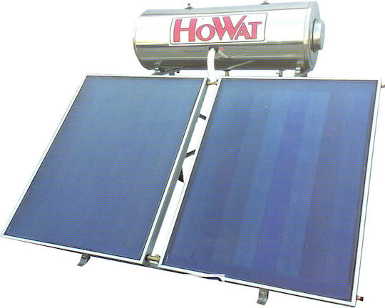 Howat Max 160 Liter Glass Tank Solar Water Heater with Triple Heating Sources and 3m² Solar Collector