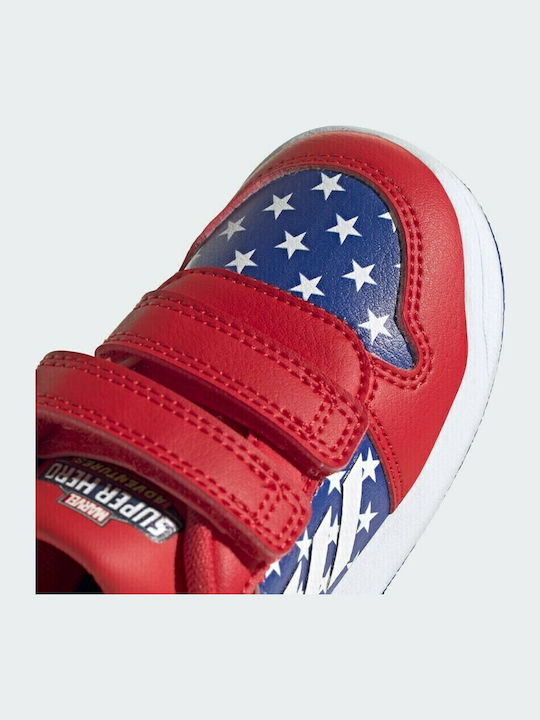 Tensaur Kids Sneakers with Hoop & Loop Closure Red