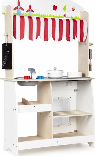 Ecotoys Wooden Kids Kitchen for 3+ Years 101 cm