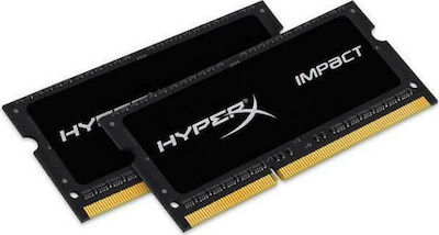 HyperX 8ГБ DDR3 RAM с 2 модула (2x4GB) и Скорост 1866 за Лаптоп