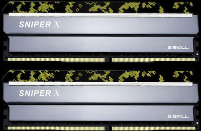 G.Skill Sniper X 16ГБ DDR4 RAM с 2 модула (2x8GB) и Скорост 3000 за Настолен компютър