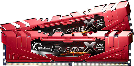 G.Skill Flare X 32GB DDR4 RAM cu 2 module (2x16GB) și Viteză 2400 pentru Desktop