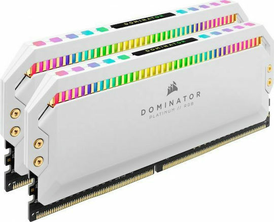 Corsair Dominator Platinum RGB 16ГБ DDR4 RAM с 2 модула (2x8GB) и Скорост 3200 за Настолен компютър