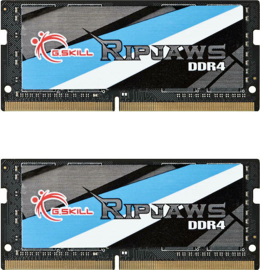 G.Skill Ripjaws 32GB DDR4 RAM cu 2 module (2x16GB) și Viteză 2666 pentru Laptop