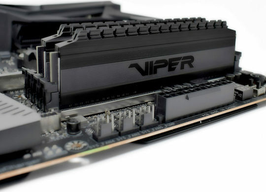 Patriot Viper 4 Blackout 32GB DDR4 RAM with 2 Modules (2x16GB) and 3600 Speed for Desktop
