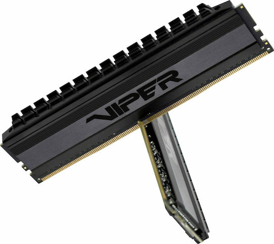 Patriot Viper 4 Blackout 32GB DDR4 RAM with 2 Modules (2x16GB) and 3600 Speed for Desktop