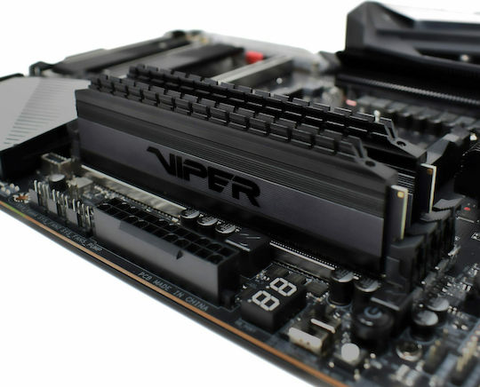 Patriot Viper 4 Blackout 32GB DDR4 RAM with 2 Modules (2x16GB) and 3600 Speed for Desktop