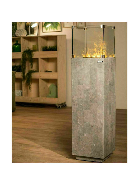 Dimplex Isola Επιδαπέδιο Ηλεκτρικό Τζάκι 120W 33x130cm Μπεζ