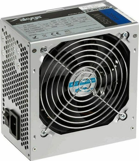 Akyga AK-B1-550 550W Gray Computer Power Supply Full Wired