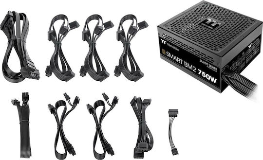 Thermaltake Smart BM2 750W Black Computer Power Supply Semi Modular 80 Plus Bronze