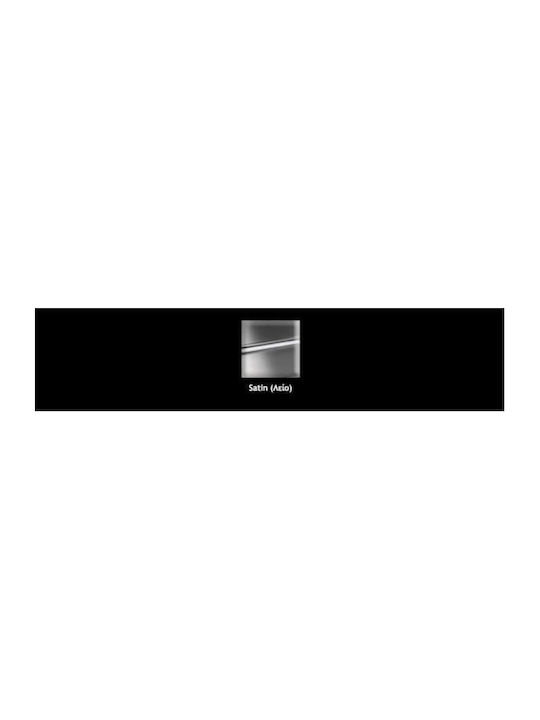 Apell 8430 8430-110 Sub masă Chiuvetă Inox Satinat L32xW42cm Argintiu