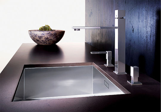 Blanco Zerox 500-U InFino 521589 Undermount Sink Inox Satin W54xD44cm Silver