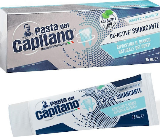 Pasta del Capitano Ox-Active Sbiancante Zahnpasta für Aufhellung 75ml
