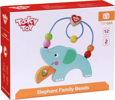 Tooky Toys Ελεφαντάκι Λαβύρινθος από Ξύλο για 12+ Μηνών
