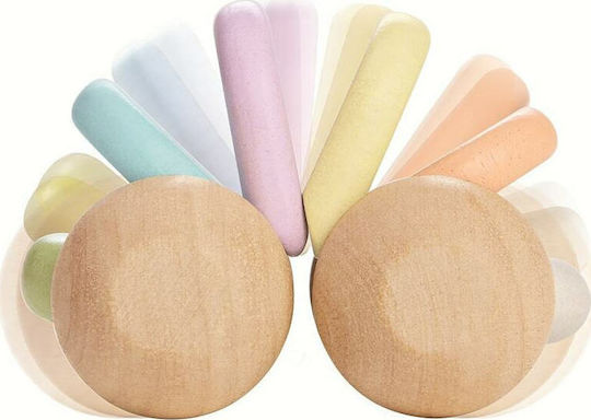 Plan Toys Entlang schieben Baby-Auto aus Holz für 0++ Monate
