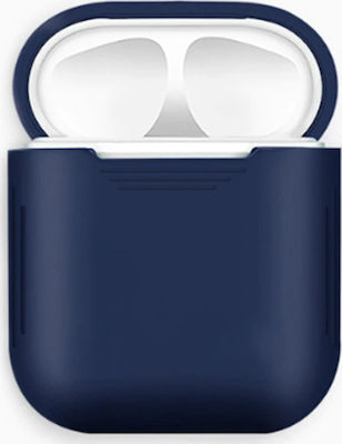 Case Silicone in Blue color for Apple AirPods 1 / AirPods 2