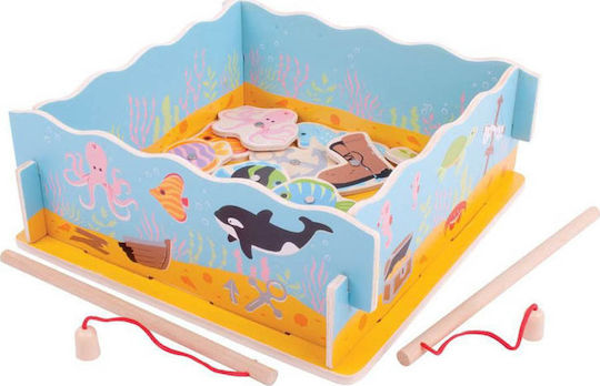 Jucărie de Pescuit Fishing Game din Lemn pentru 36++ Luni Big Jigs