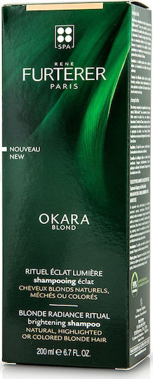 Rene Furterer Okara Blond Bright Shampoos Reconstruction/Nourishment & Shine for All Hair Types 200ml