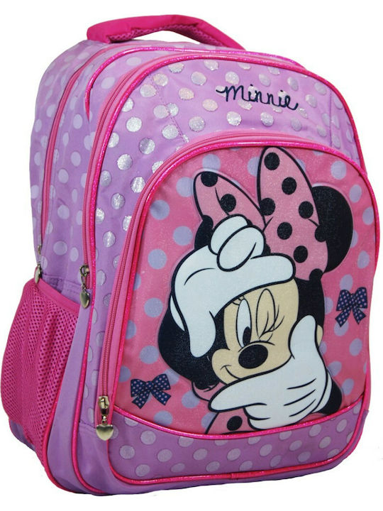 Minnie School Bag Backpack Elementary, Elementary in Lilac color