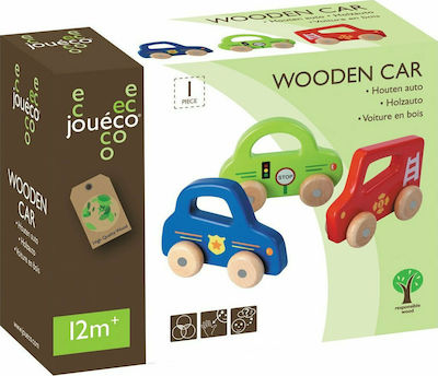 Joueco Wooden Cars Green Car Lahani for 3++ Years 80016