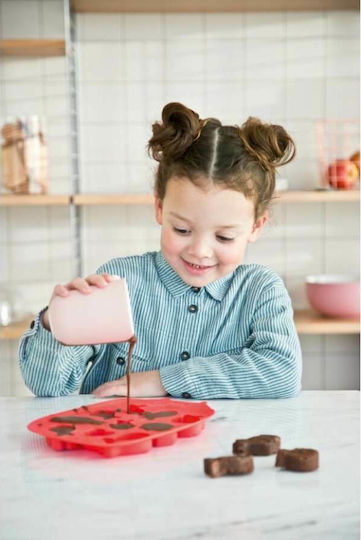 Lilliputiens Little Chef Форма за сладкарство за шоколадчета от силикон 10 места 9x4.5x6.6бр 1бр