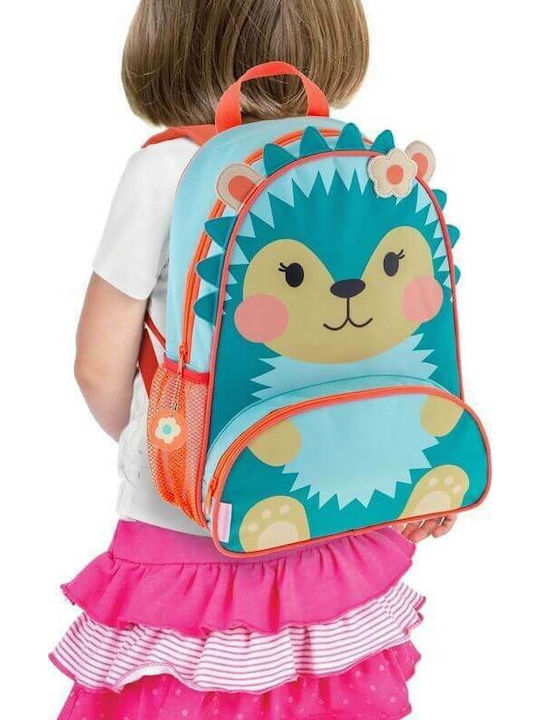 Stephen Joseph Hedgehog Schulranzen Rucksack Grundschule Blau mit Flaschenhalter