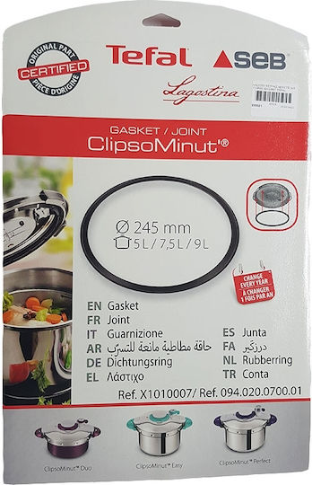 Tefal Pressure Cooker Sealing Ring Original Clipso Minut 5-7 5-9 Lit