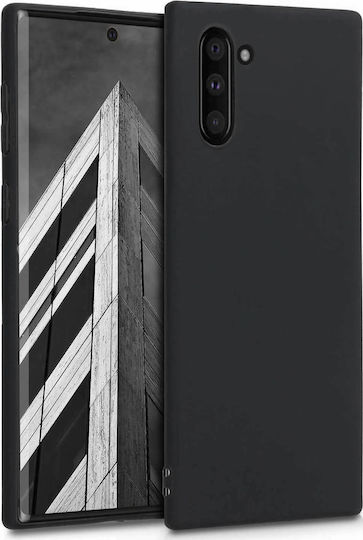 Matt Back Cover Σιλικόνης Μαύρο (Galaxy Note 10)