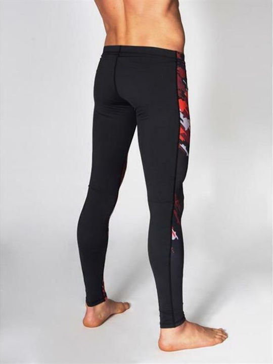Leone Neo Camo Long Men Martial Arts Leggings Black