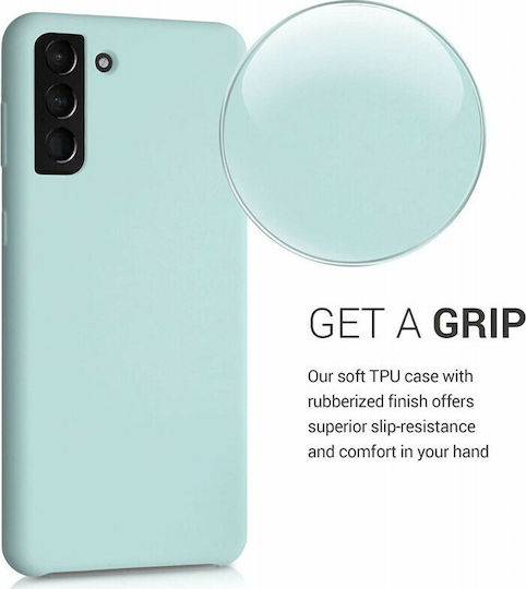 KWmobile Flexible Rubber Back Cover Σιλικόνης Γαλάζιο (Galaxy S21+ 5G)
