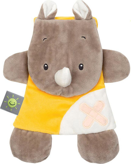 Nattou Πανάκι Μωρού Cuddly & Gelpack Rhinoceros Πολύχρωμο