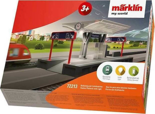Marklin Station Platform with Light Track for 3+ years+ Years 72213