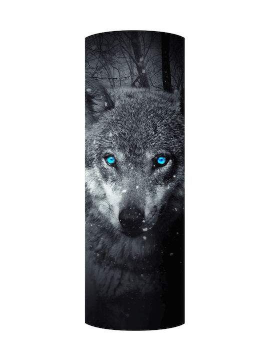 Nordcode Tube Neck 12 Wolf Motorcycle Rider Neck Warmer made of Polyester Black / Gray Color