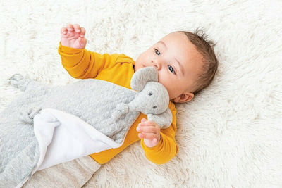 Nattou Baby Blanket Tembo Ντουντού made of Fabric for 0++ Months