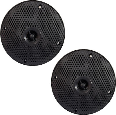 Hasda Waterproof Marine Speaker Set 5.25" with 80W RMS Black