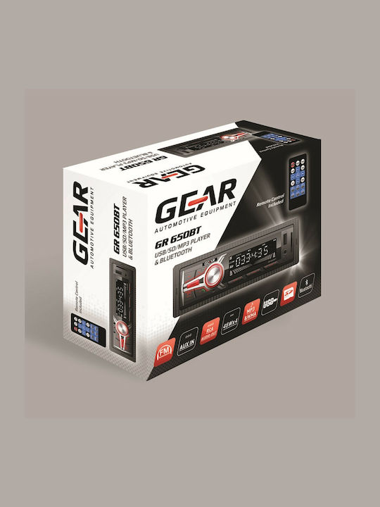 Gear Car-Audiosystem 1DIN (Bluetooth/USB)